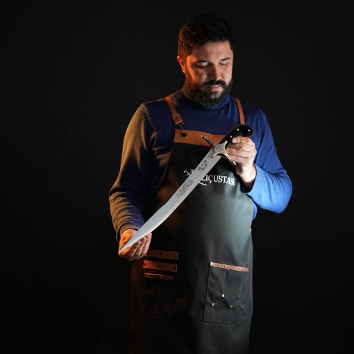 a man holding a sword